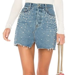 GRLFRND Milla Denim Skirt Size 28